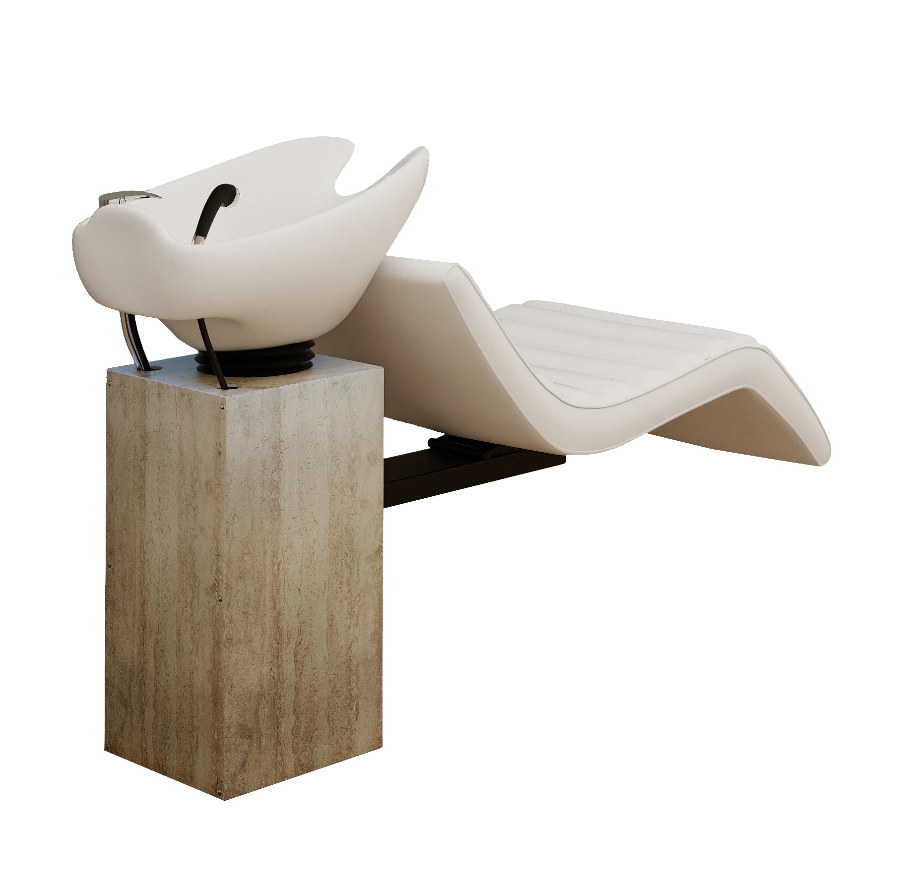 Velour Shampoo Unit White SU53