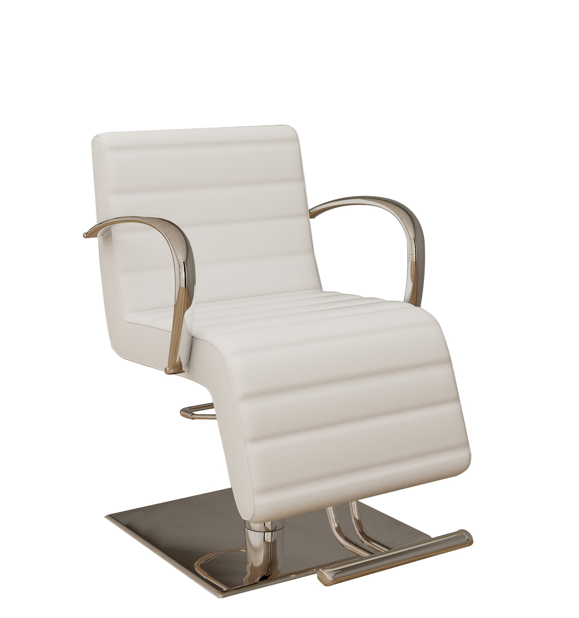 Velour Salon Chair SC89 - White