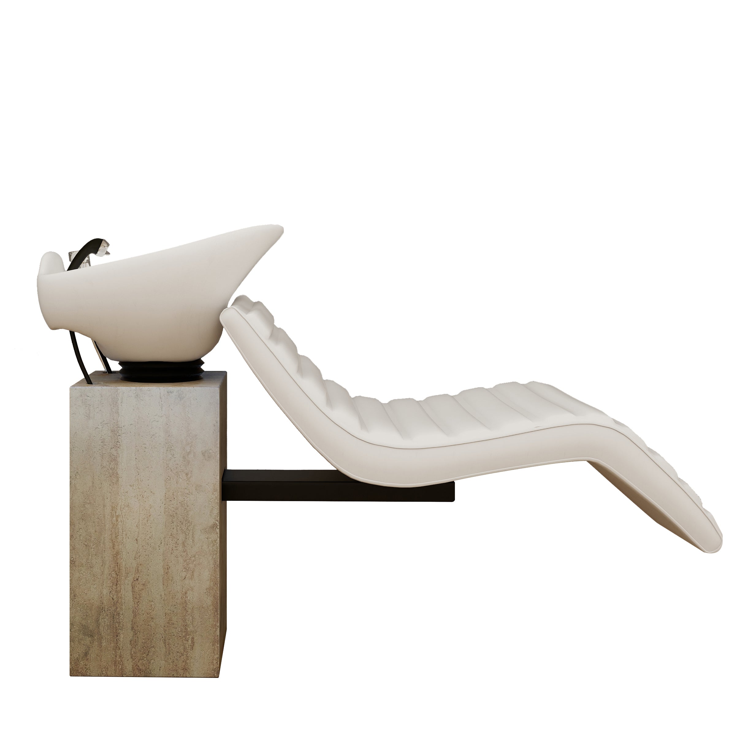 Velour Shampoo Unit White SU53