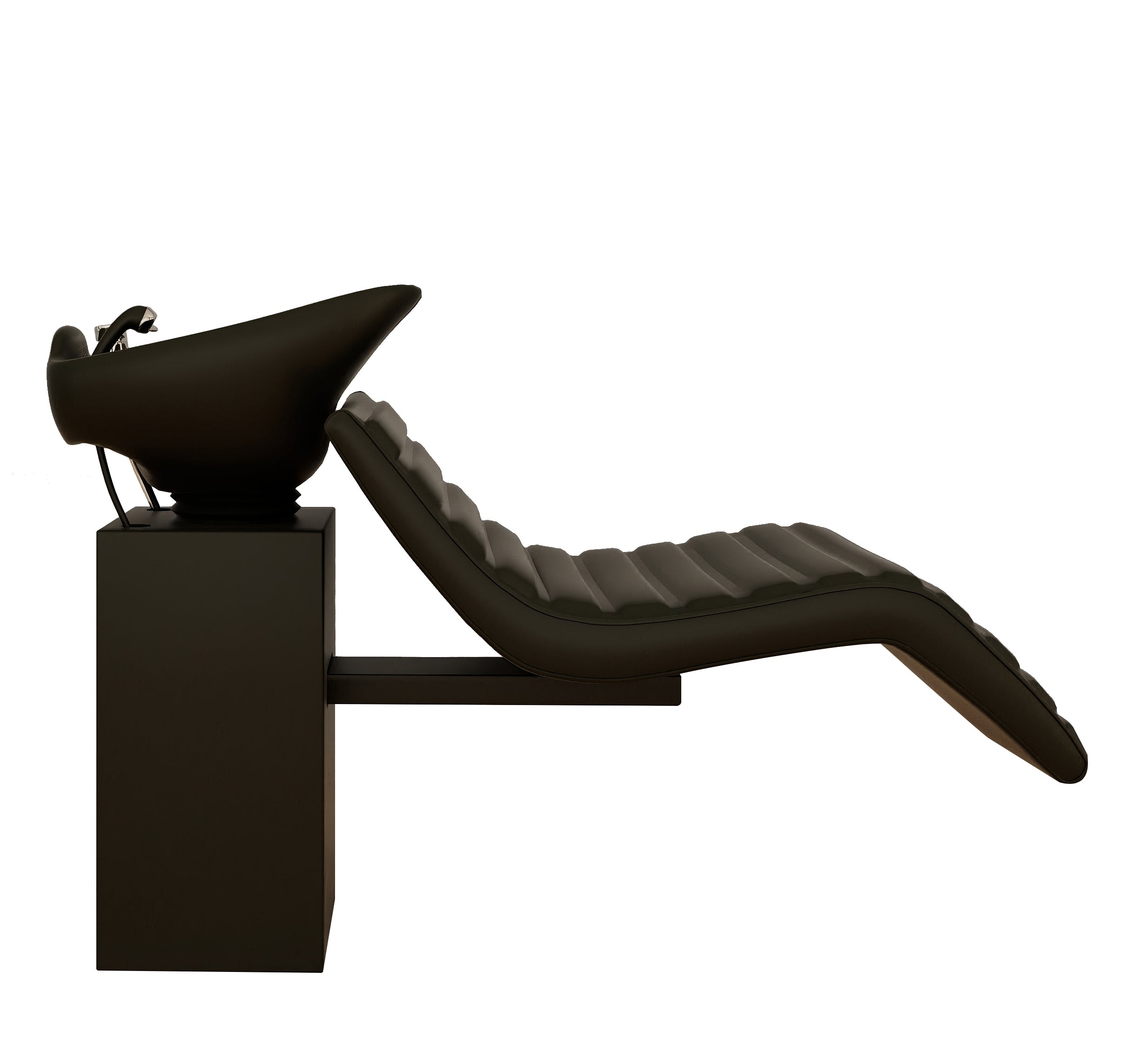 Velour Shampoo Unit Black SU53