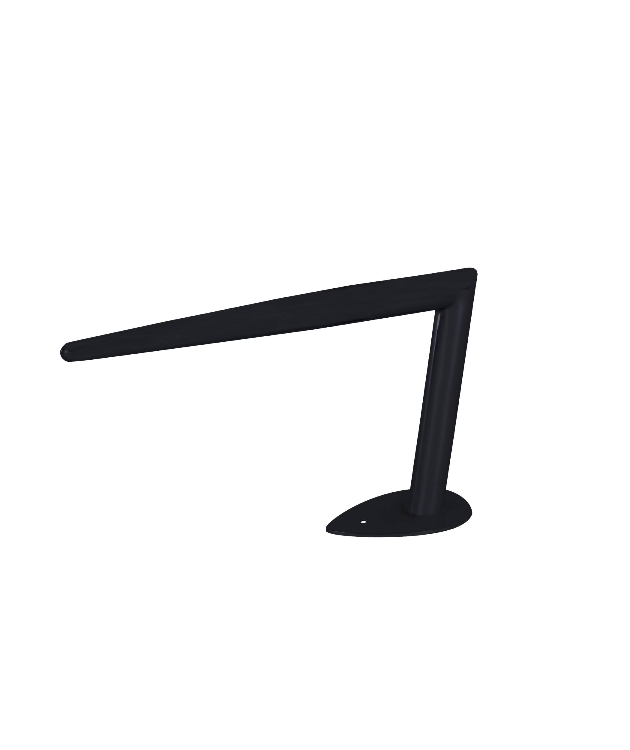 Spade Footrest AC32 - Black