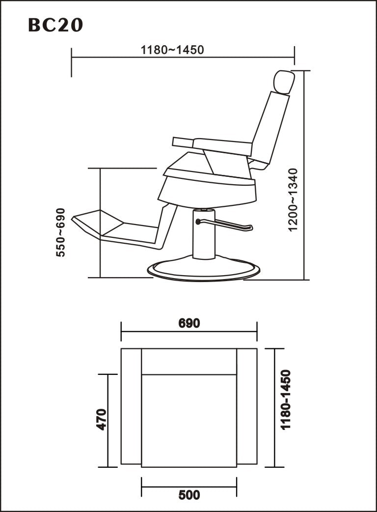 Lincoln - Barber Chair - Gold