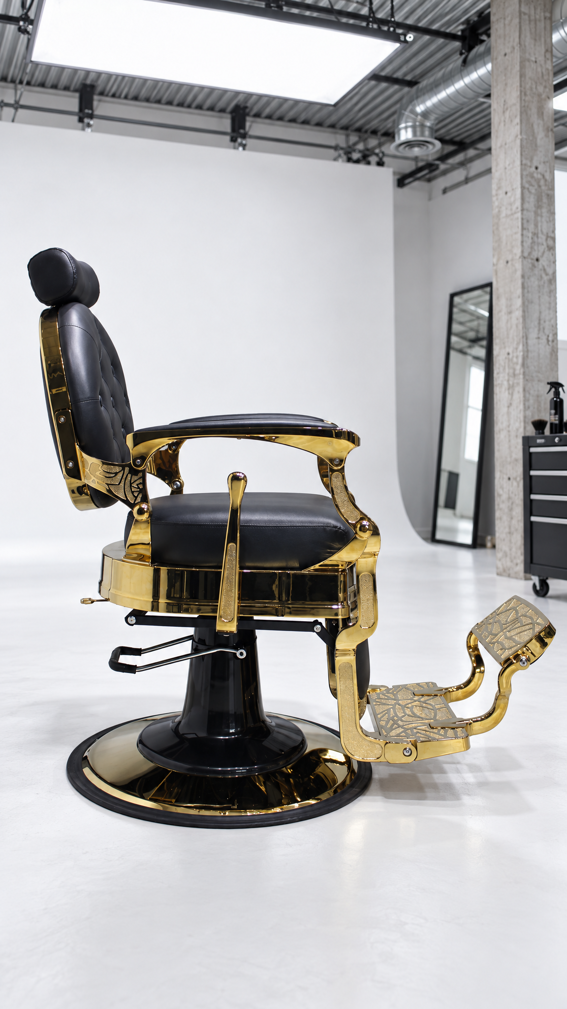 Atelier - Barber Chair - Gold