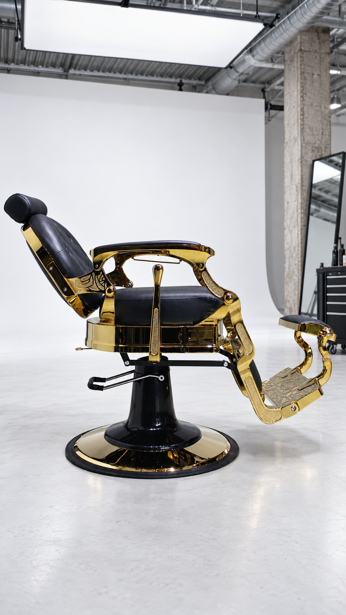 Atelier - Barber Chair - Gold