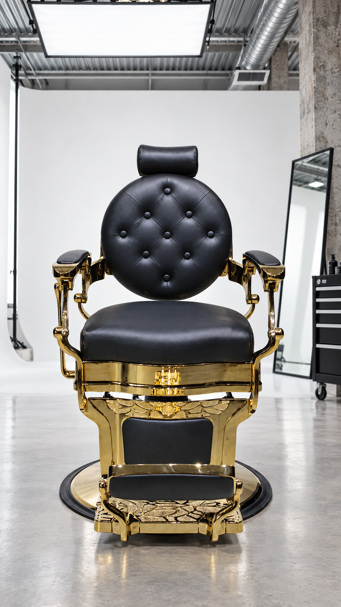 Atelier - Barber Chair - Gold