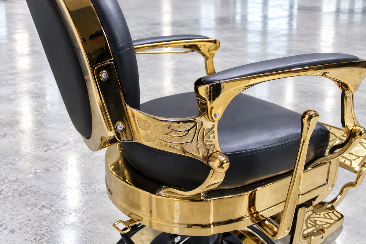 Atelier - Barber Chair - Gold