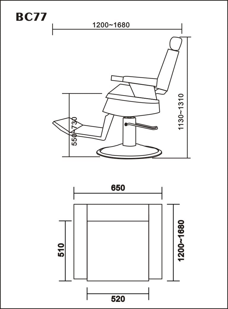Kingsbury III - Barber Chair