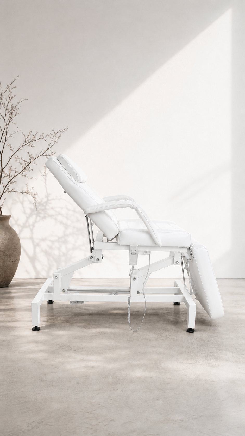Melissa ll - Semi-Electric - Beauty Bed - White