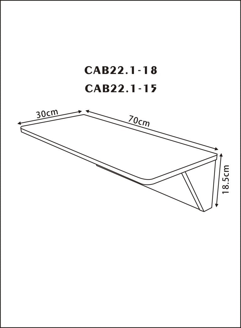 Valencia Work Bench CAB22.1 - Marble Oak