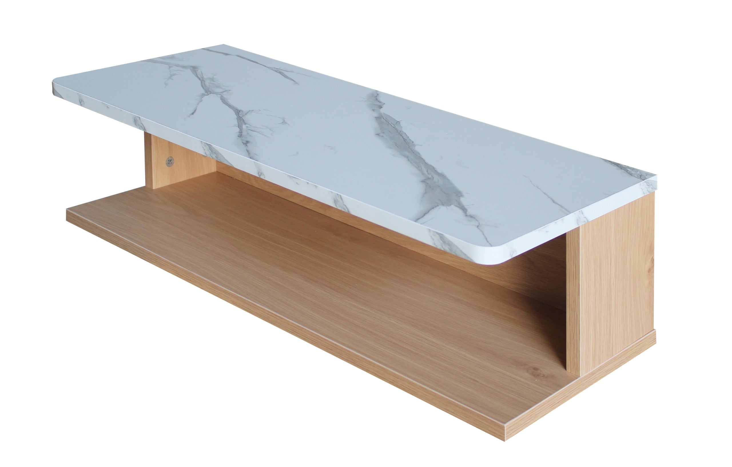 Valencia Double Shelf CAB22.2 - Marble Oak