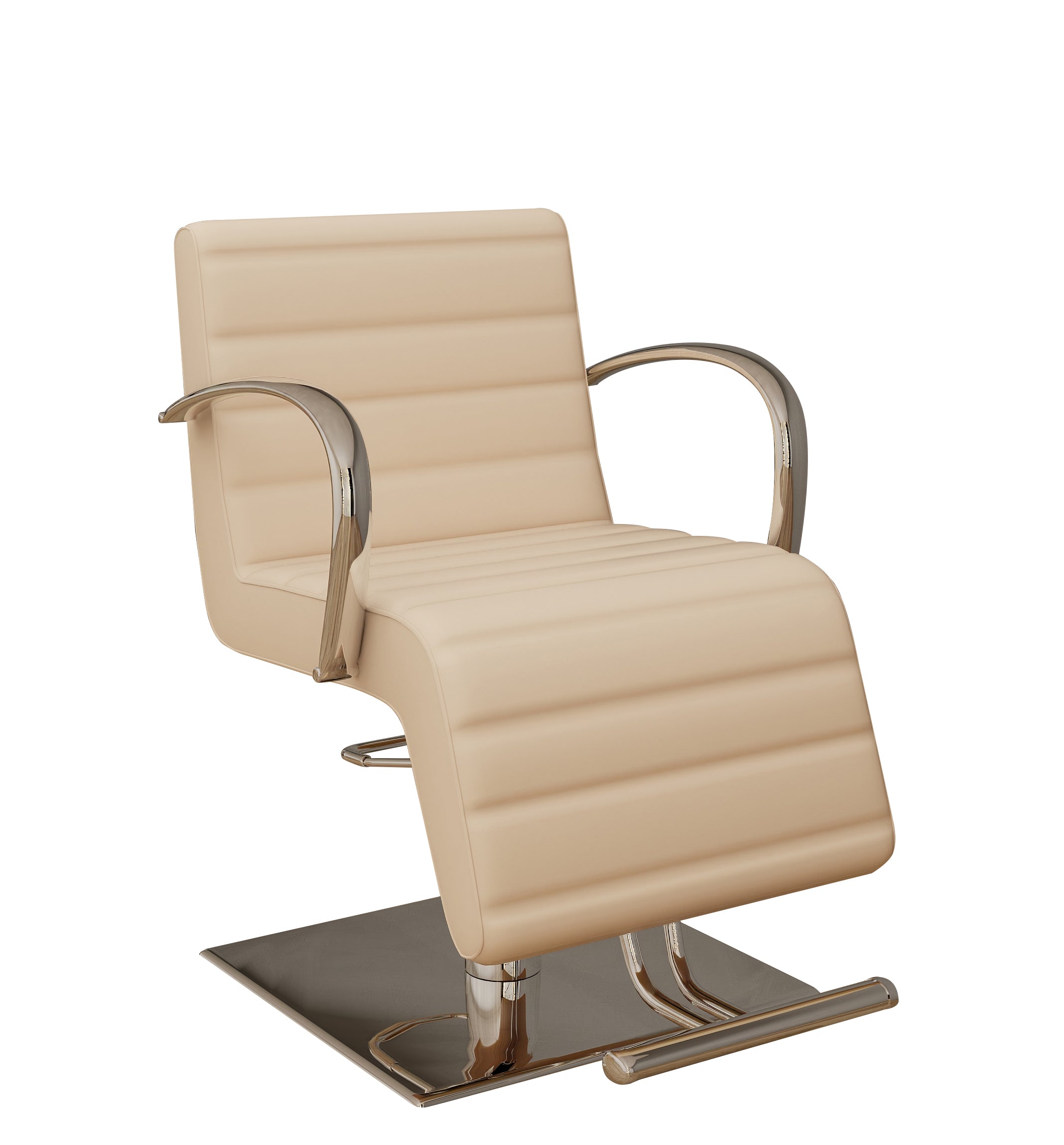 Velour Salon Chair SC89 - Latte