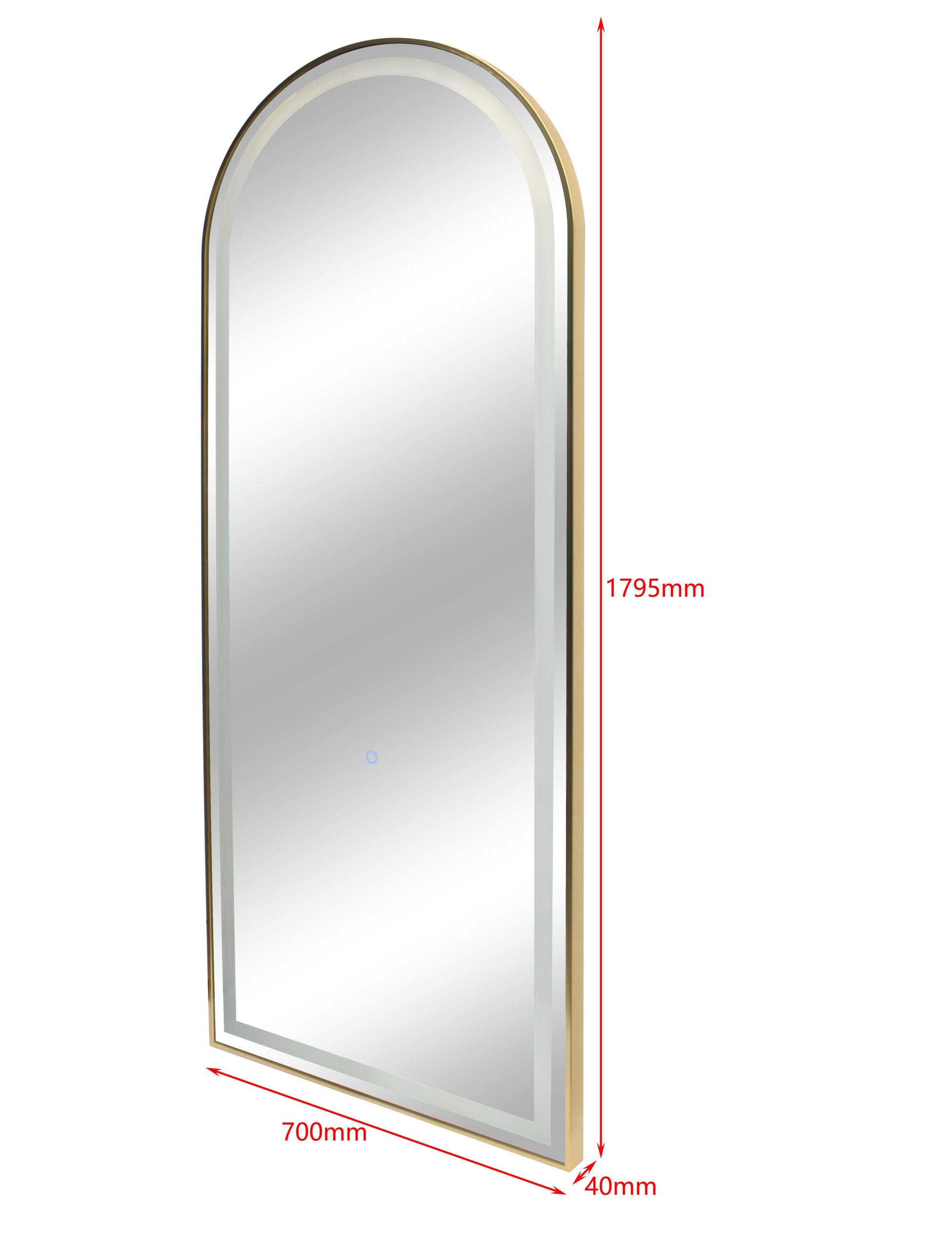 Lumina Gold Full-Length Mirror ML26A