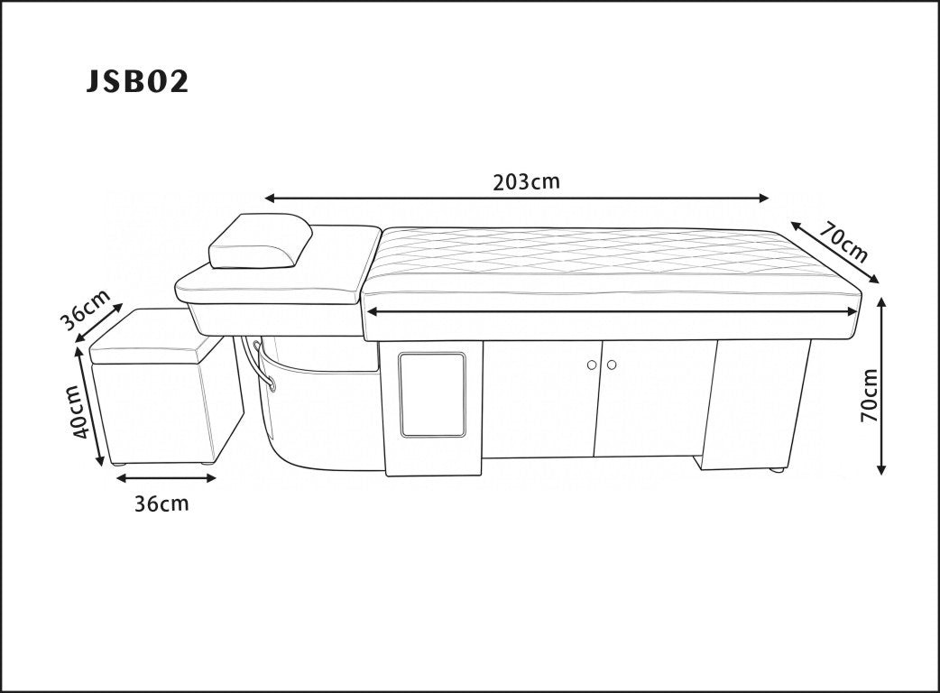 Japanese Head Spa Bed - Ame 雨