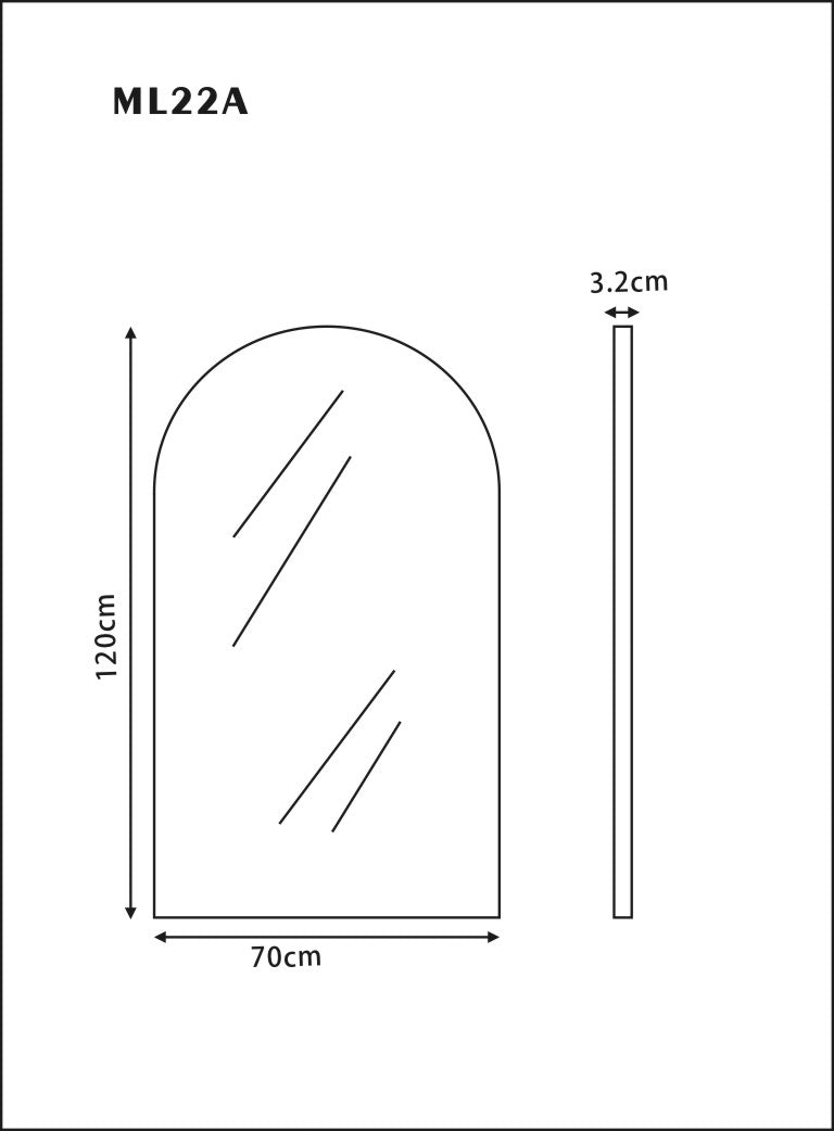 Valencia Arch LED Mirror ML22