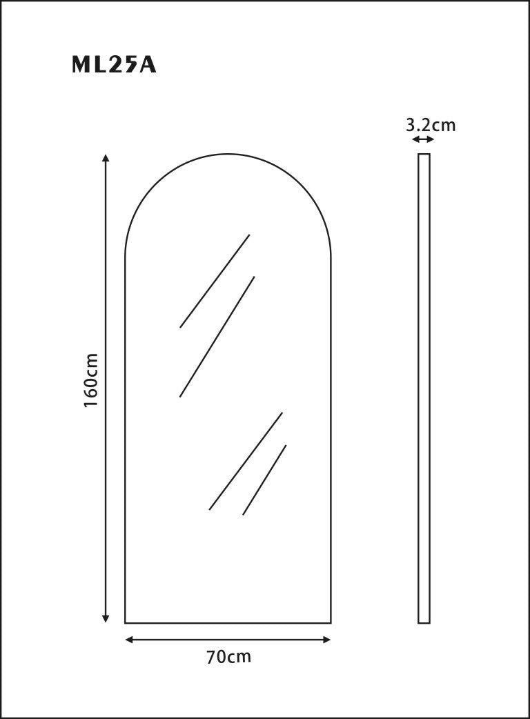 Valencia LED Full-Length Mirror ML25A