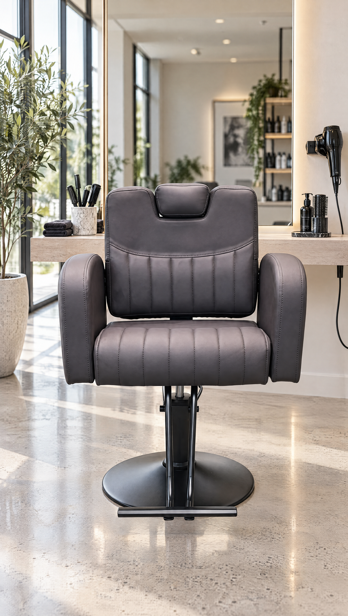 Shimae - Reclining Chair - Chocolate