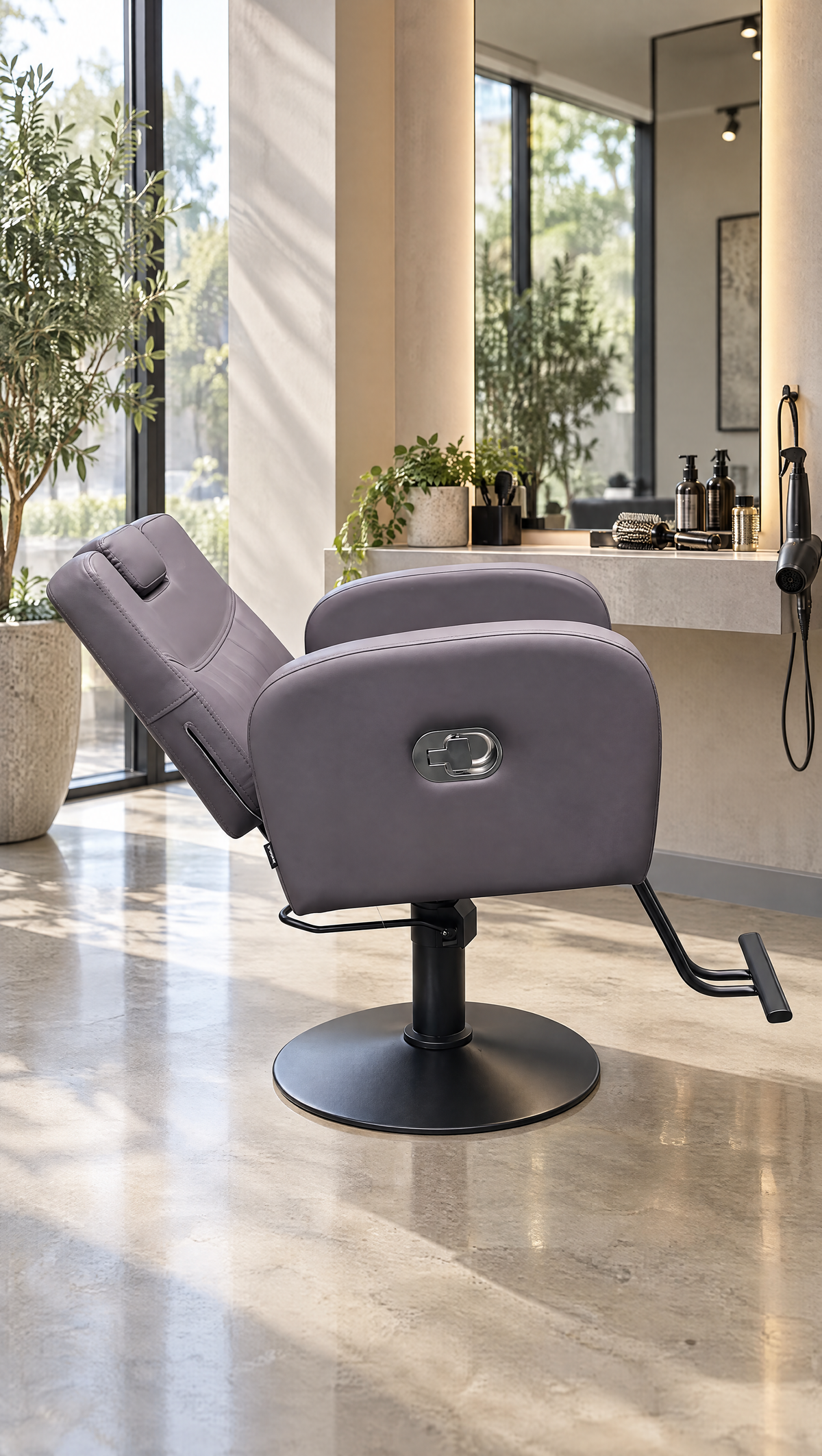 Shimae - Reclining Chair - Chocolate
