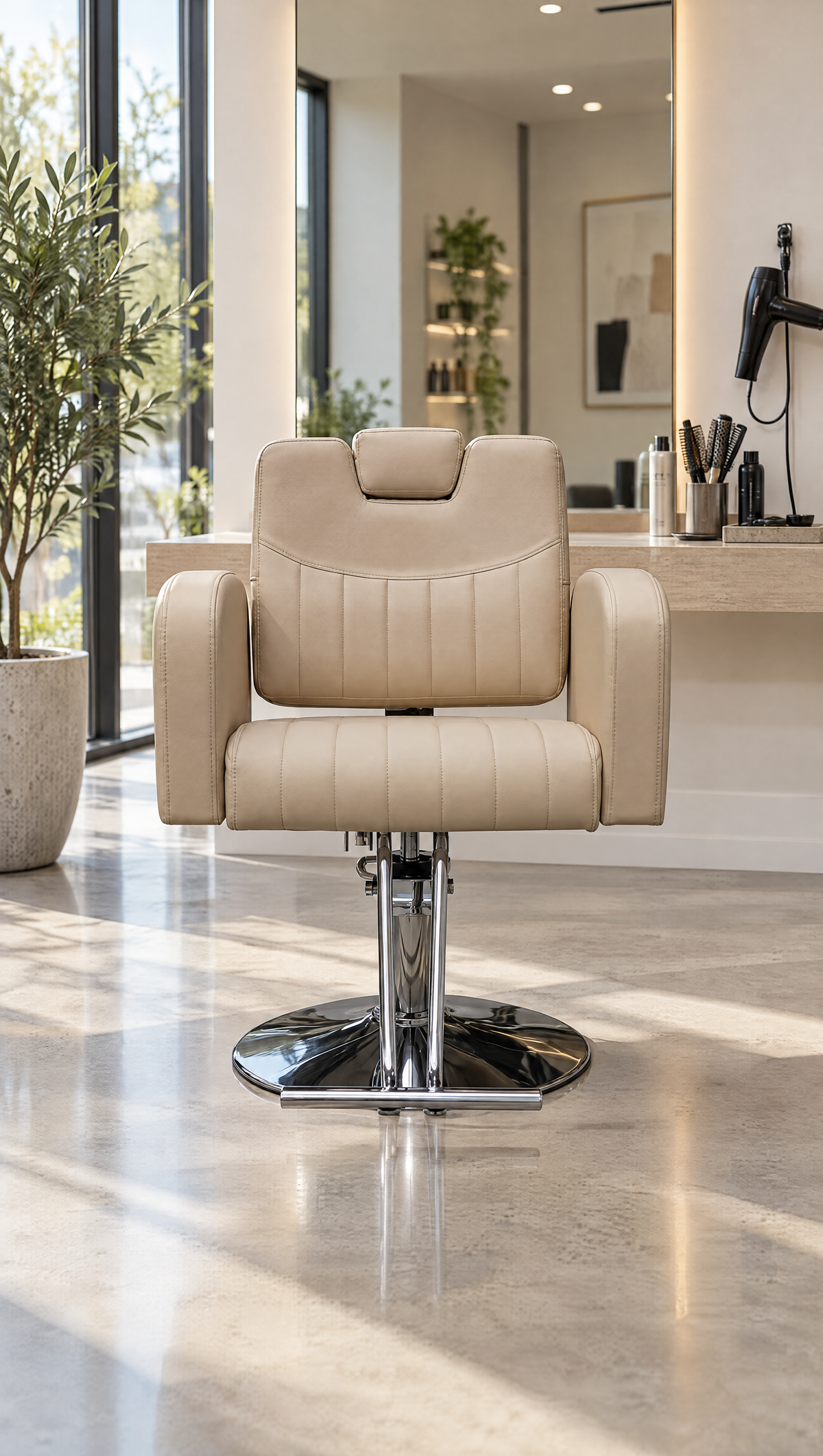 Shimae - Reclining Chair - Nude Beige