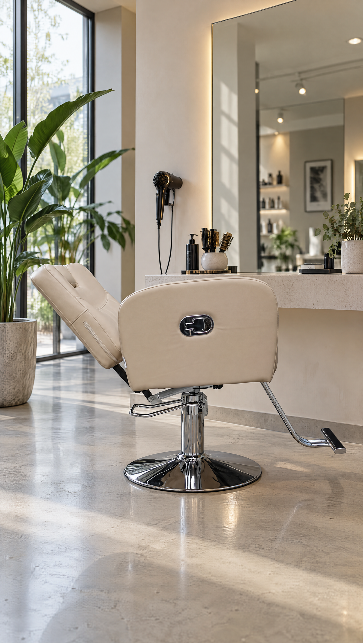 Shimae - Reclining Chair - Nude Beige