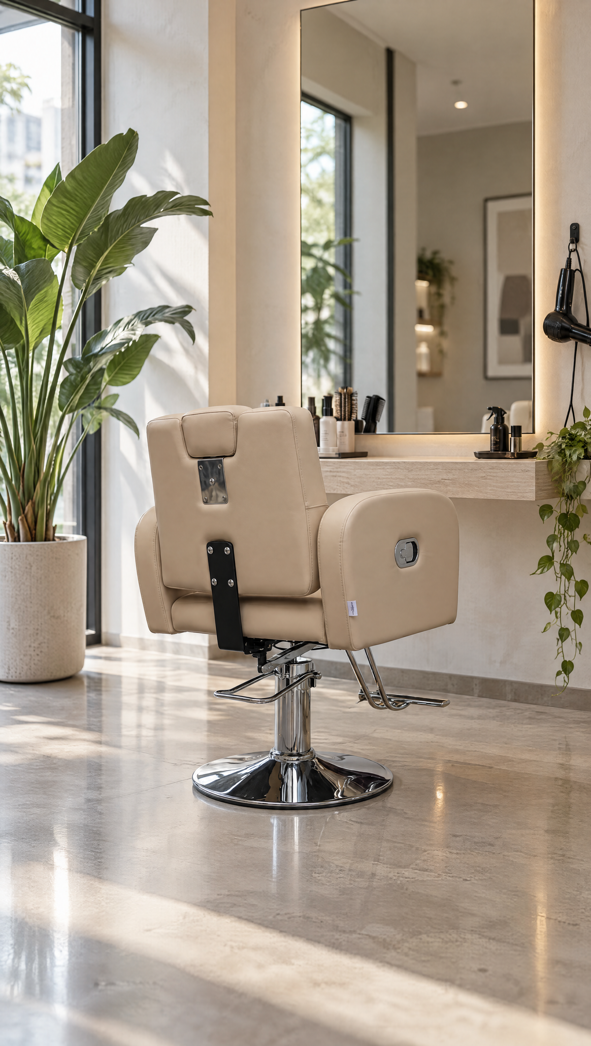 Shimae - Reclining Chair - Nude Beige