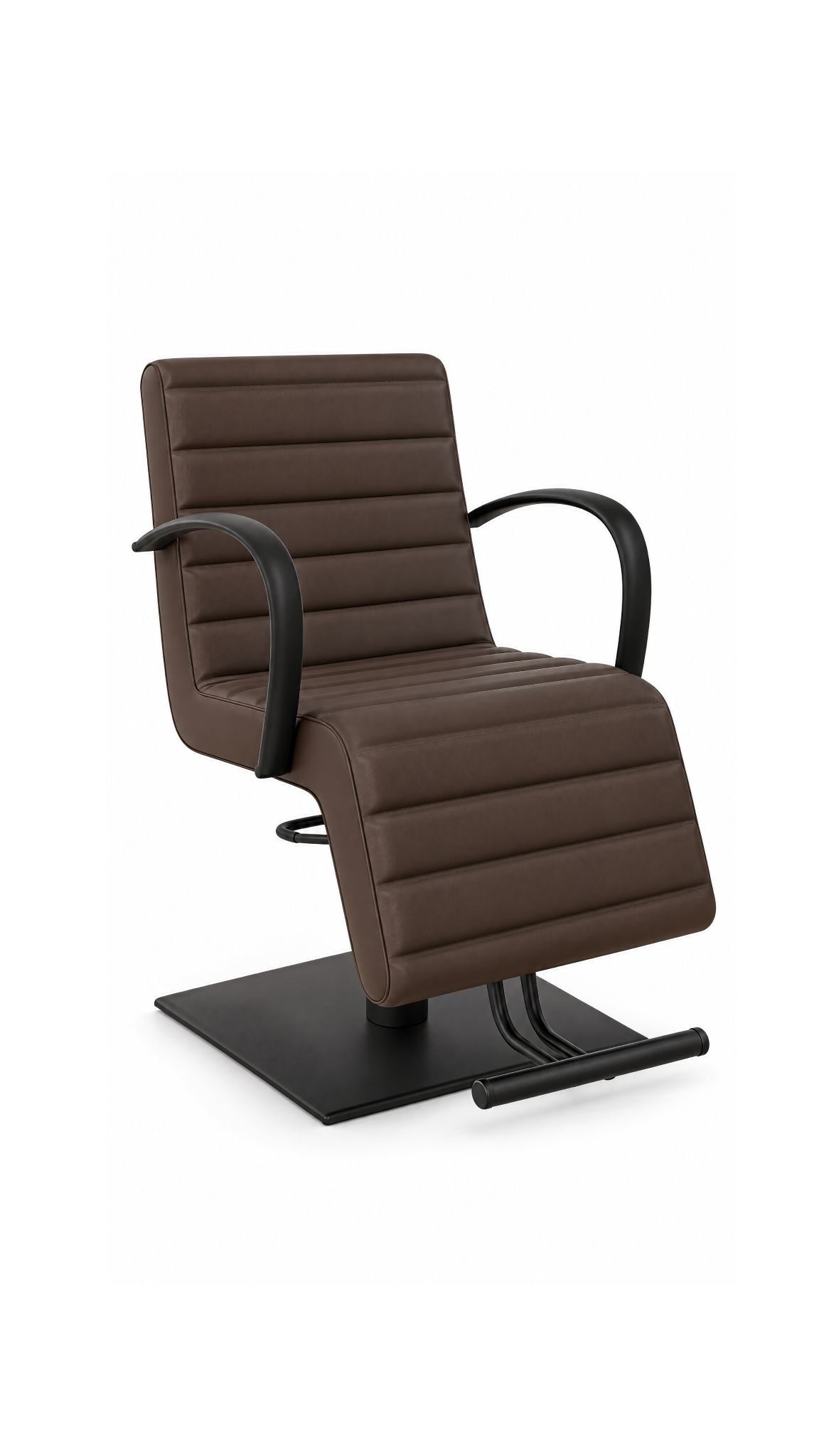 Velour - Salon Chair - Chocolate