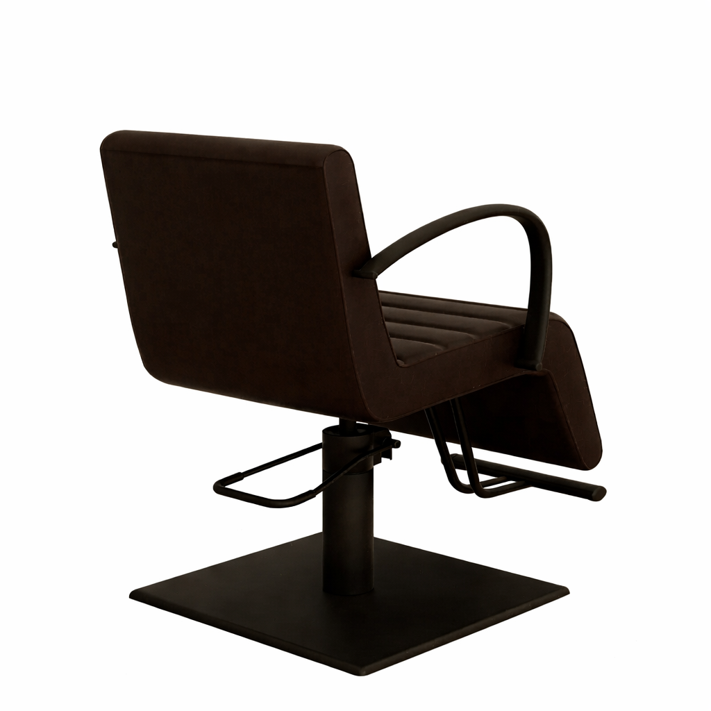 Velour - Salon Chair - Chocolate