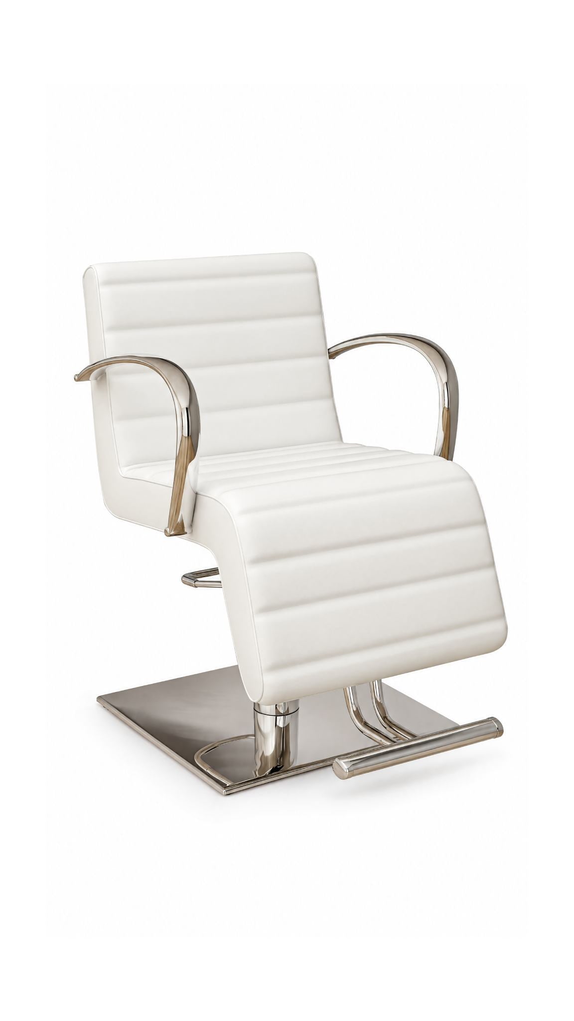 Velour - Salon Chair - White