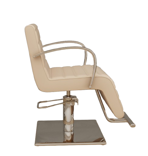 Velour Salon Chair SC89 - Latte
