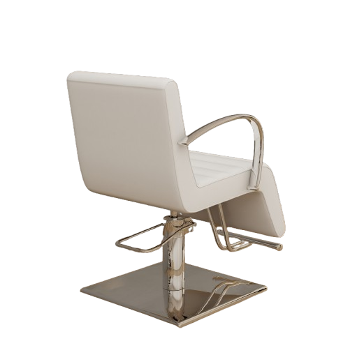 Velour Salon Chair SC89 - White
