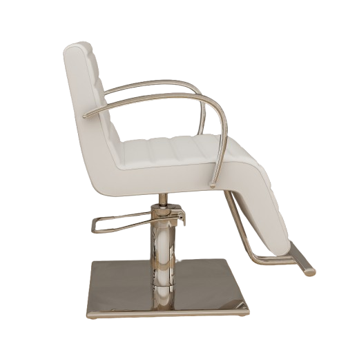 Velour Salon Chair SC89 - White