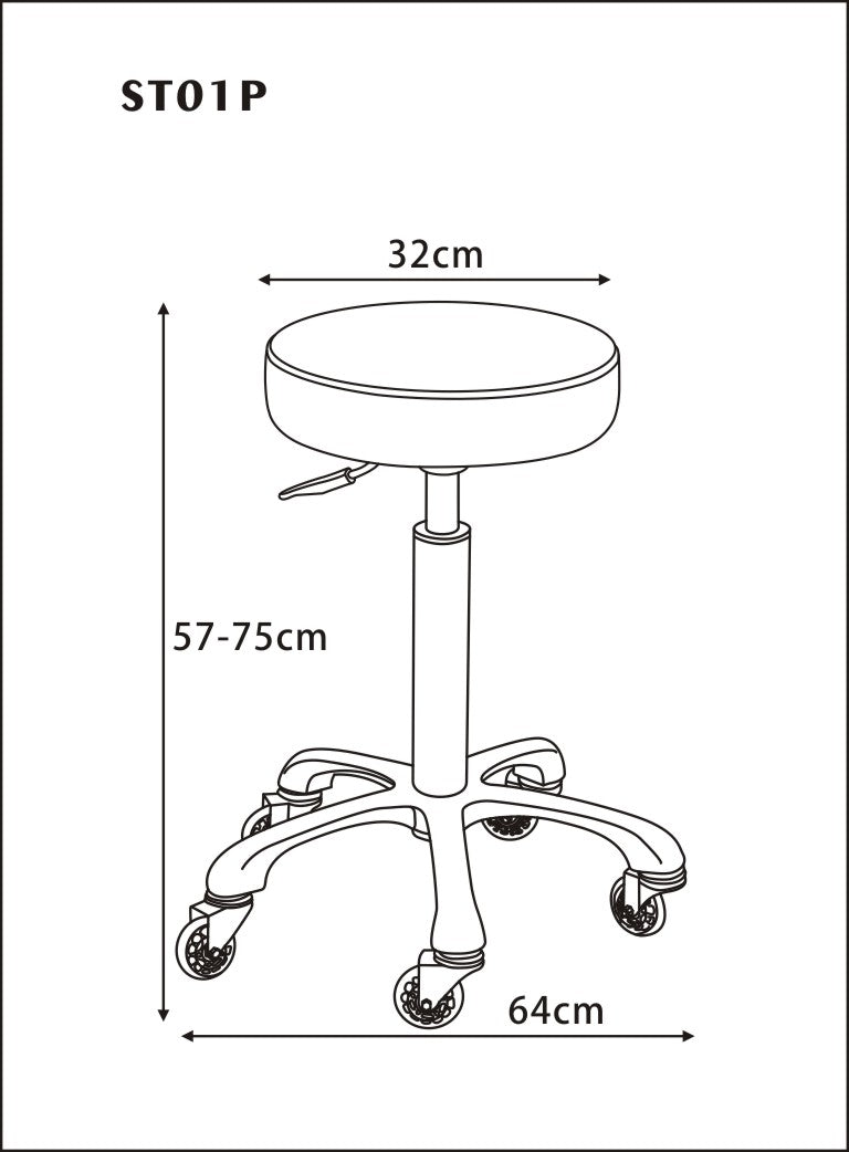 Abbey Stool White ST01P