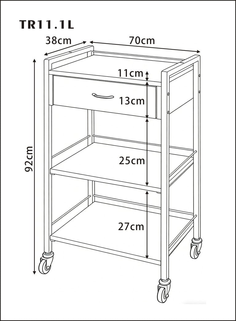 Art Roller II Trolley TR11.1 Black (Large)