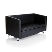 Veronica 2 Seater Waiting Lounge WC05 Black
