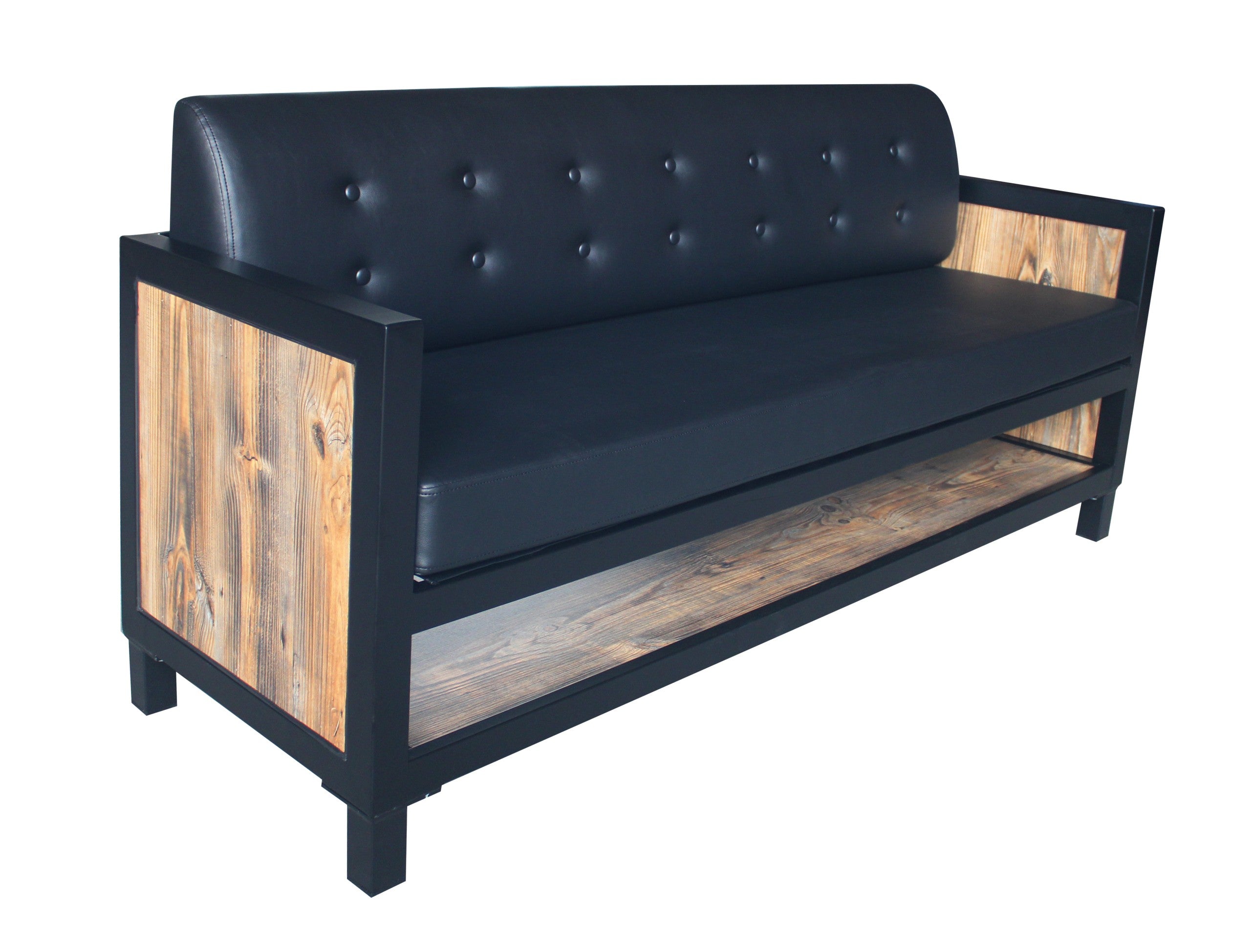 Tate 3 Seater Waiting Lounge Black WC26.2