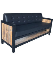 Tate 3 Seater Waiting Lounge Black WC26.2