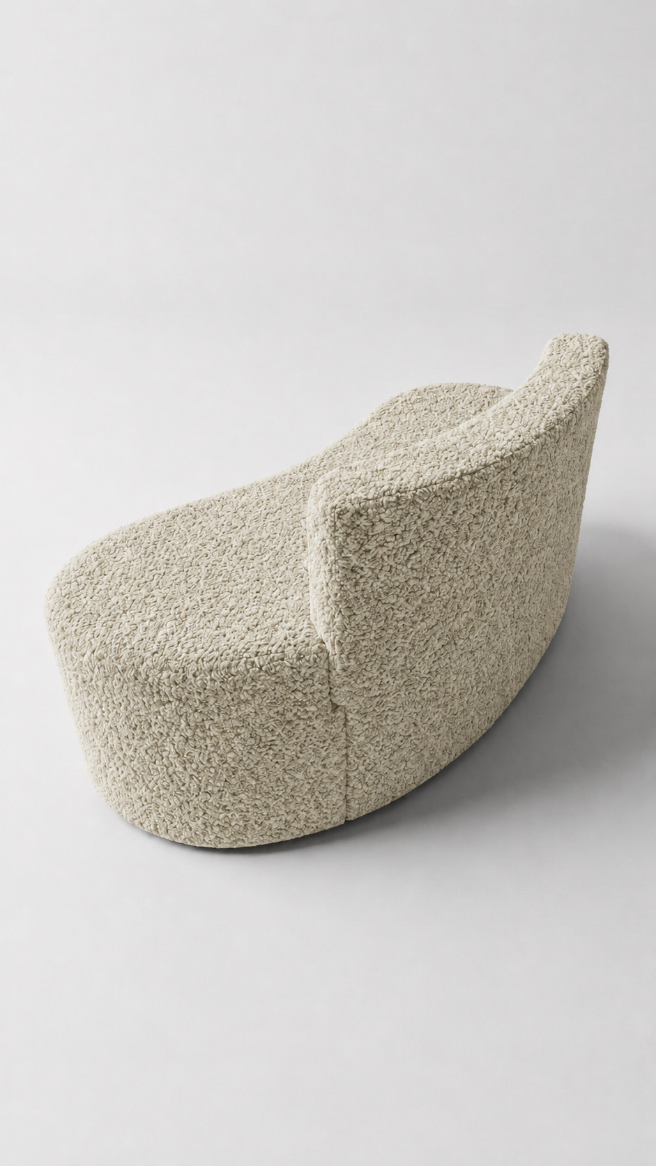 Terra Curved Lounge - 3 Seater - Cream
