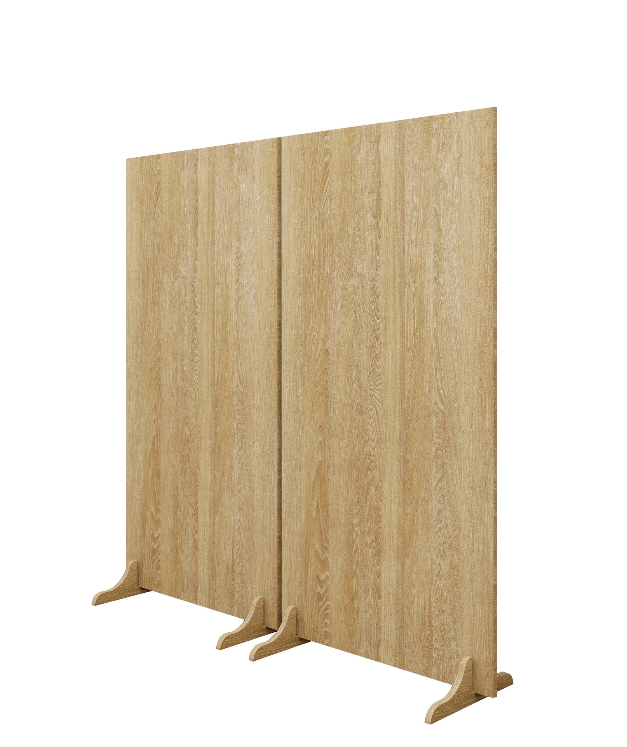 Oak Partition Wall Divider - Large 80W x 40D x 180H cm
