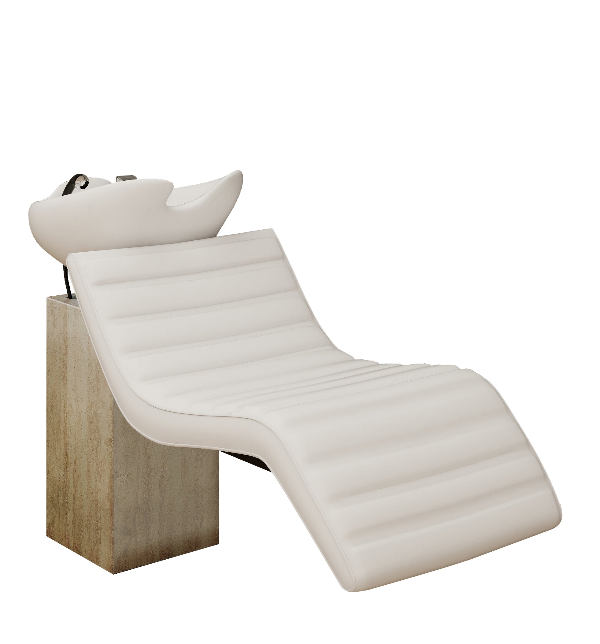 Velour Shampoo Unit White SU53