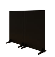 Black Partition Wall Divider - Small 80W x 40D x 120H cm